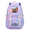 Anime One Piece Printed Backpack for Teenager Student Girl Back To School Bagpack Daily Bookbag Women Large Capacity Travel Bag Rucksack Mochila
