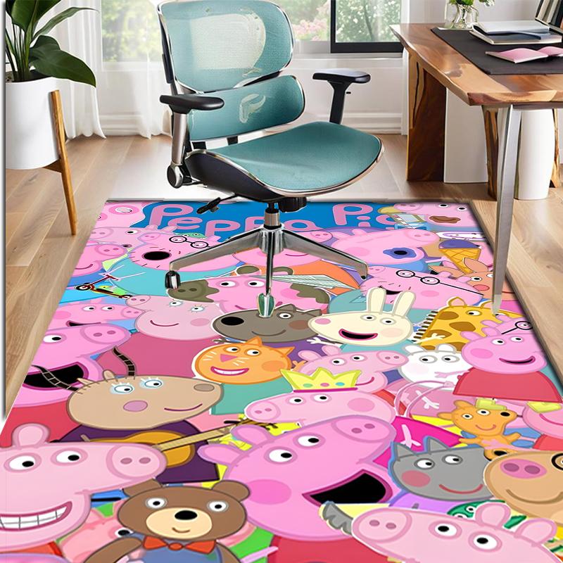 Cartoon animation Pattern Rug, Indoor/Outdoor Mat, for Picnic, Gameroom, Bedroom, Office, Living Room, Home Decor Carpet, Birthday Gift
