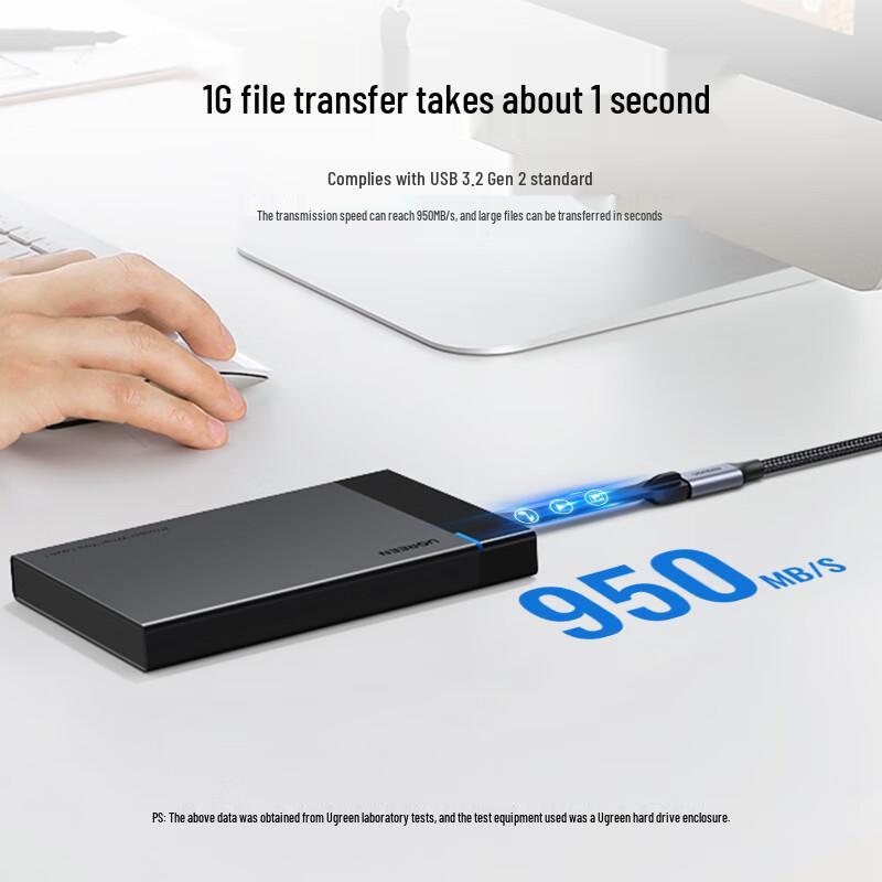 Ugreen Удлинительный кабель USB Type-C 3.1 Gen 2