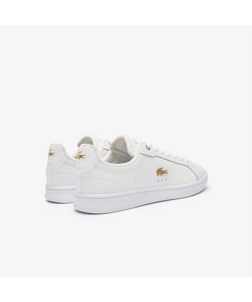 Lacoste Женские оригинальные кожаные кроссовки Carnaby Premium Pro RZ0040W54G 216 [Доставка из Кореи] 100% Оригинал