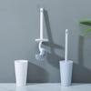 Bathroom Convenience Small Tools Long Handle Toilet Brush Holder Cleaning Tool Nordic Home Decor Toilet Cleaning Brushes Base