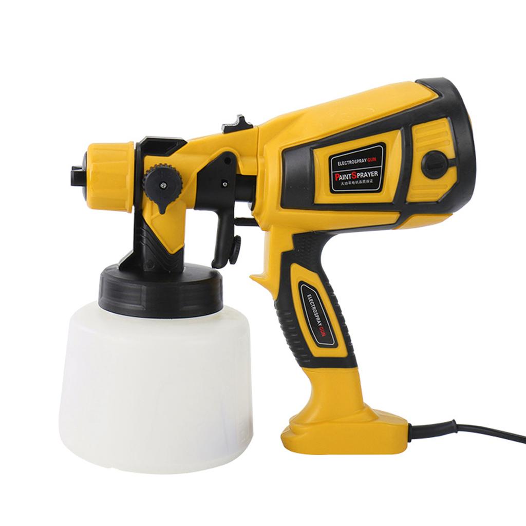 Распылитель краски, электрический краскораспылитель HVLP, 650 Вт, контейнер 1400 мл с 6 медными насадками, 3 распыления