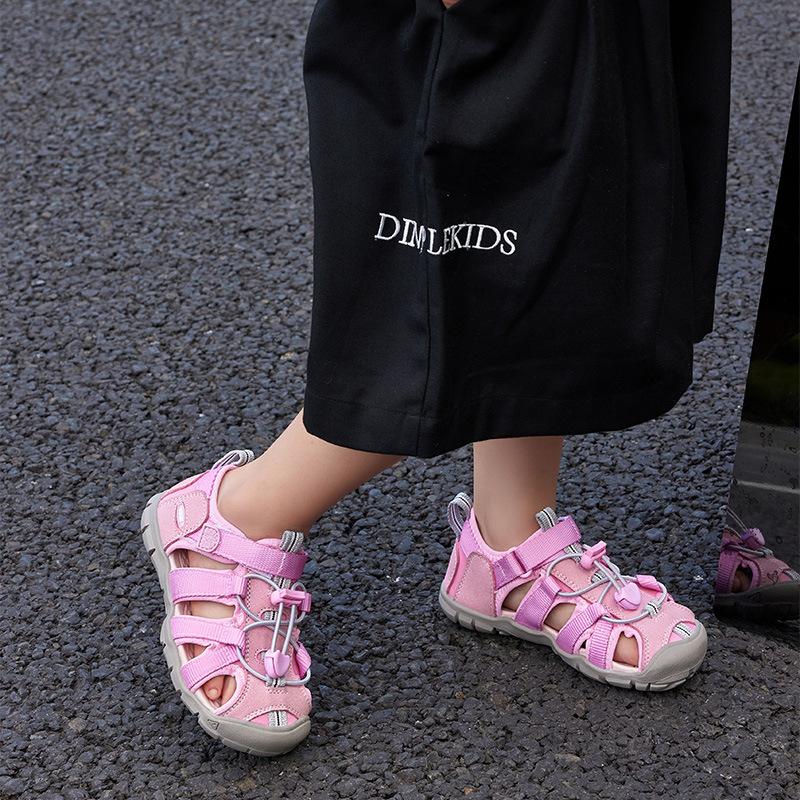 Children's sandals 2025 summer new boys baotou creek shoes soft-soled beach shoes baby shoes girls wading shoes