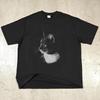 Streetwear Cat Graphic T-Shirt Cotton Tshirt Unisex Tops Tees Summer Short Sleeves T Shirt