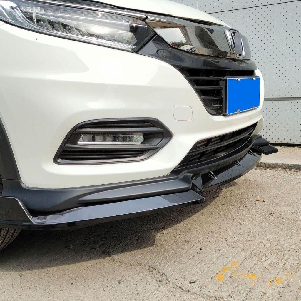 Honda Vezel HRV Front Lip for 2019-2020 Models: Universal Three-Section Modification