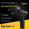 Zoguan 12V Dual Speed Multifunctional Cordless Drill and Electric Screwdriver
