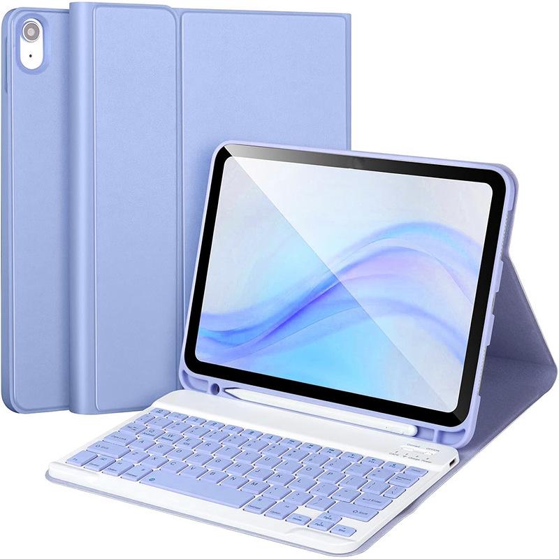 Cover For iPad Air 11 inch M2 M3 Tablet Case with Keyboard for iPad Air 5 Air 4th Gen 10.9 inch Keyboard Case Funda