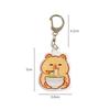 New Kapibala Capybara Keyrings Acrylic Animal Cute Pendant Keys Accessories