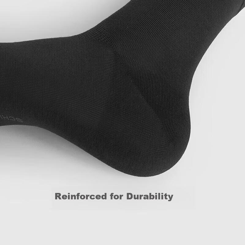 Schiesser [3A Antibacterial] Men's Business Thigh-High Socks 120S Comfortable Cotton Breathable Boxed [5 Pairs]