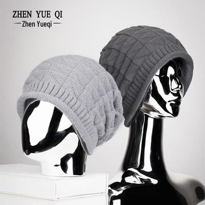 Стильная осенне-зимняя плиссированная шерстяная шапка с защитой ушей