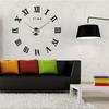 Популярные трехмерные настенные часы с римскими цифрами Креативные часы для гостиной и спальни Современные настенные часы-наклейка Часы