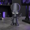 Trendy Room Decor 3D Printed Alien Ornament, Funny Figurine, Collectible Big Head Statue for Desk Shelf Decor, Lovers Gift Lover Collectibles