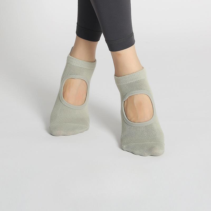Women Spring and Summer Yoga Dance Sports Fitness Pilates Silicone Non Slip Socks