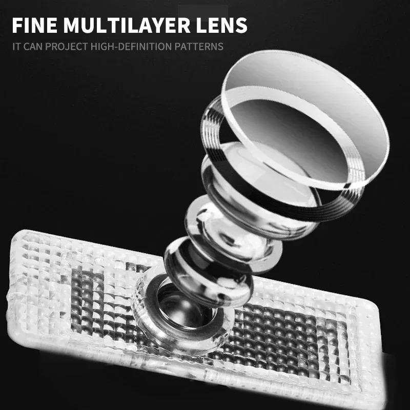 2Pcs Led Welcome Light Car Door Projector Lamps For BMW Mini Cooper One S JCW Countryman R56 R50 R53 F56 F55 R60 R57 Accessories TA1