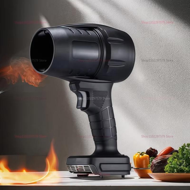 Cordless Electric Air Blower Turbo Fan Handheld Leaf Snow Sand Cleaner Powerful Portable Tool for Yard Garage Workshop Outdoor