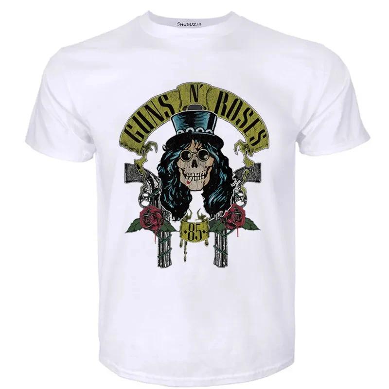 Guns N Roses Bullet Logo Black Graphic Band T-Shirt Tshirt T Shirts Man Top Tee tops Gun Movie Logo