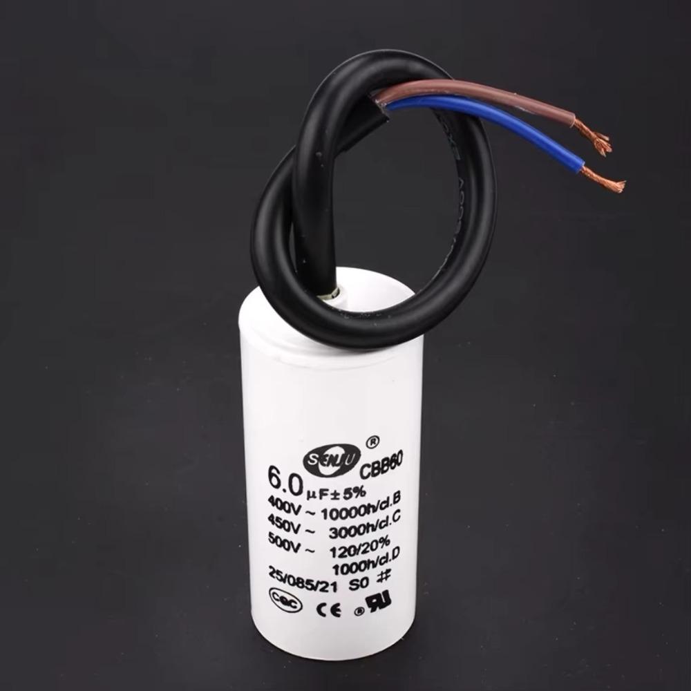 450V Motor Run Capacitor Round Water Pump Capacitor Reliable Washer Capacitor