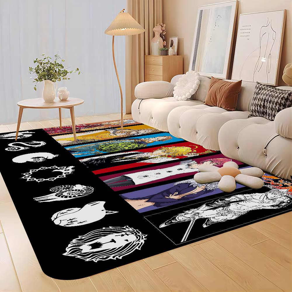 THE Seven Deadly Sins Anime Floor Mat Rectangle Anti-slip Home Soft Badmat Front Door Indoor Outdoor Mat Hotel Decor Mat