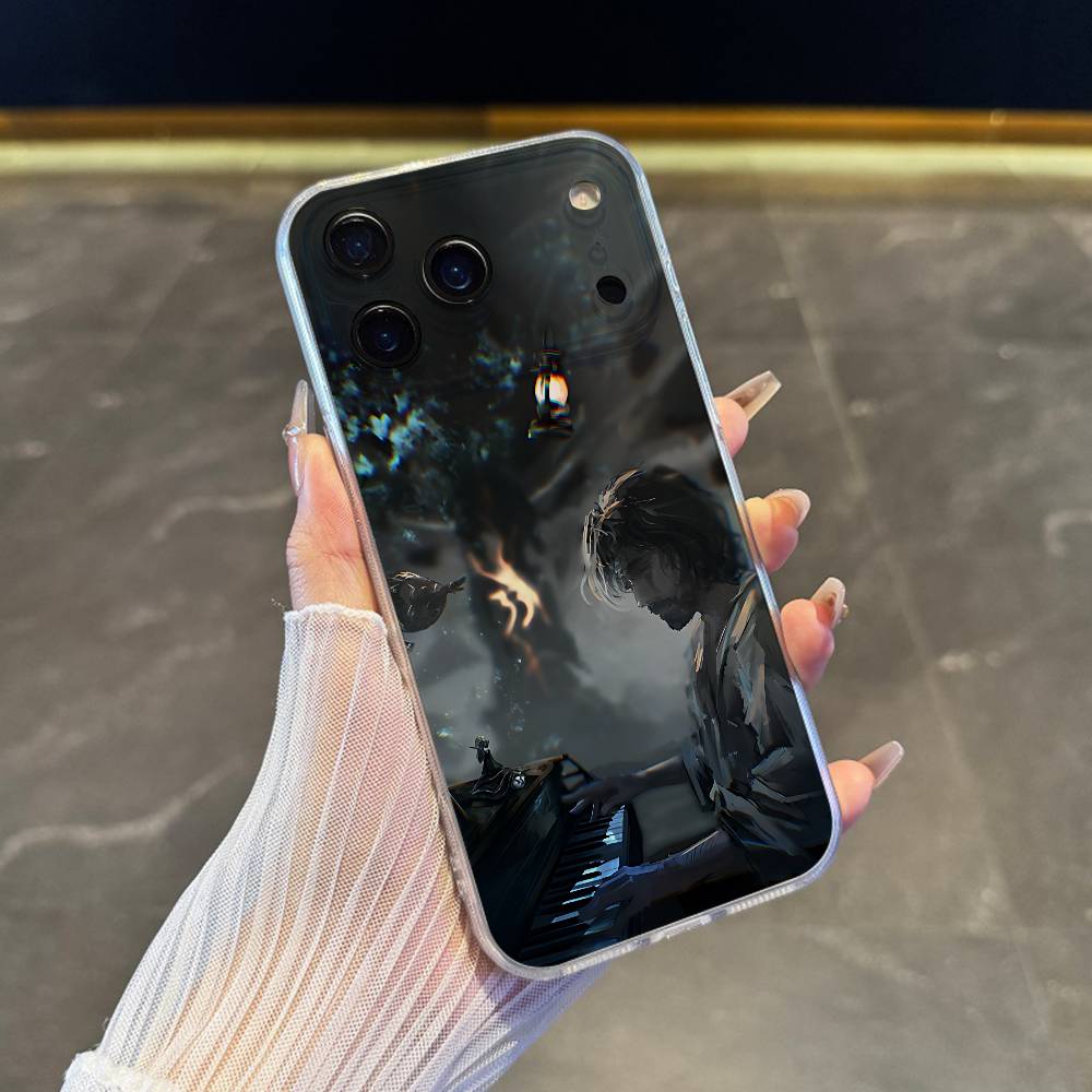 Чехол для телефона Clair O-Obscur E-Expedition 33 для iPhone 17,16,15,14,13,12,11 Pro,Max,Plus,X,XS,XR,SE4,E Mini Прозрачный Мягкий Чехол