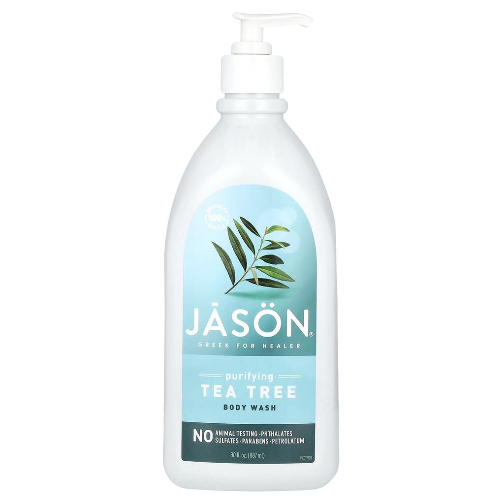 Jason Natural Body Wash, Purifying Tea Tree, 30 Fl Oz (887 Ml)