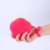 Силиконовый кошелек для монет с цветочным дизайном Мультяшный узор Маленький размер Мультяшная косметичка Силиконовый материал Застежка-молния Цветочный кошелек