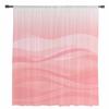 Градиентные водные ряби розовые прозрачные шторы для украшения гостиной оконные шторы для кухни тюль вуаль органза шторы