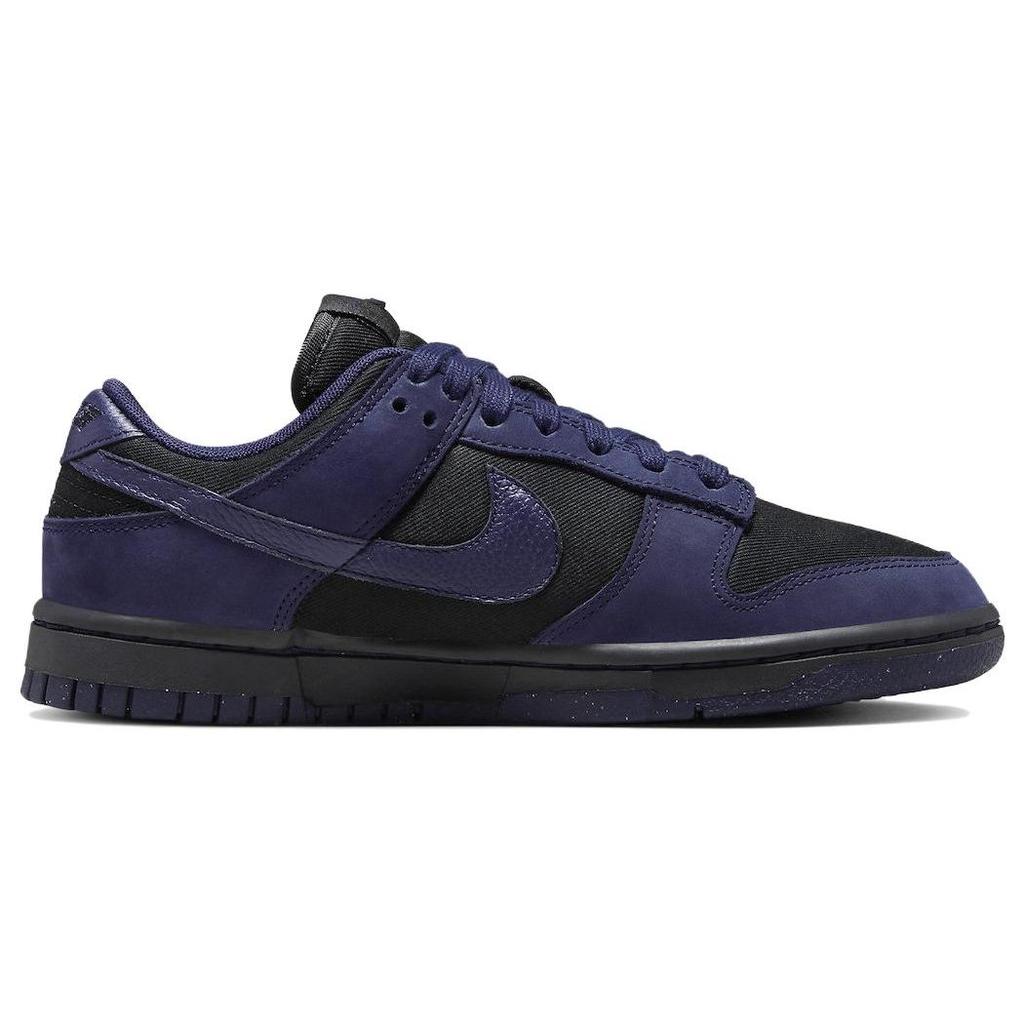 Nike Dunk Low LX Purple Ink Женские кроссовки черные FB7720-001