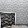 3D Wall Panel Mold for Gypsum, Plaster or Concrete Tile for Decorative Wall Panels 'Weaving'