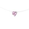Pendant - LOVA LOLA VAN DER KEEN - 925 Sterling Silver - Pink Zirconium Oxide - Length 42 Cm - Women's Jewelry