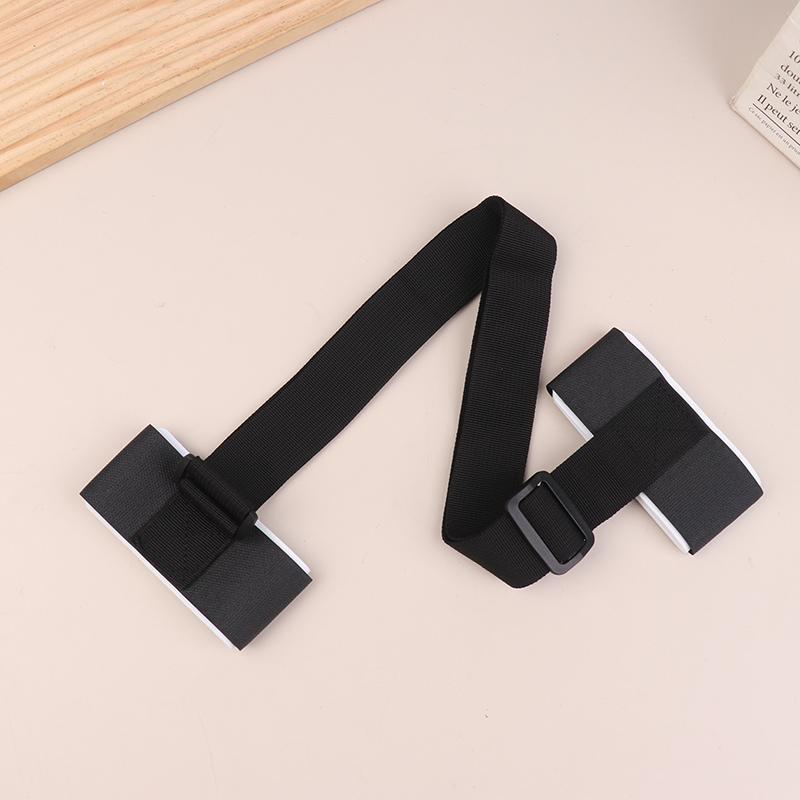 Нейлоновый плечевой ремень для переноски лыжных палок, ручка-петля с регулируемой пряжкой, защитный черный нейлоновый ремешок для лыжных палок