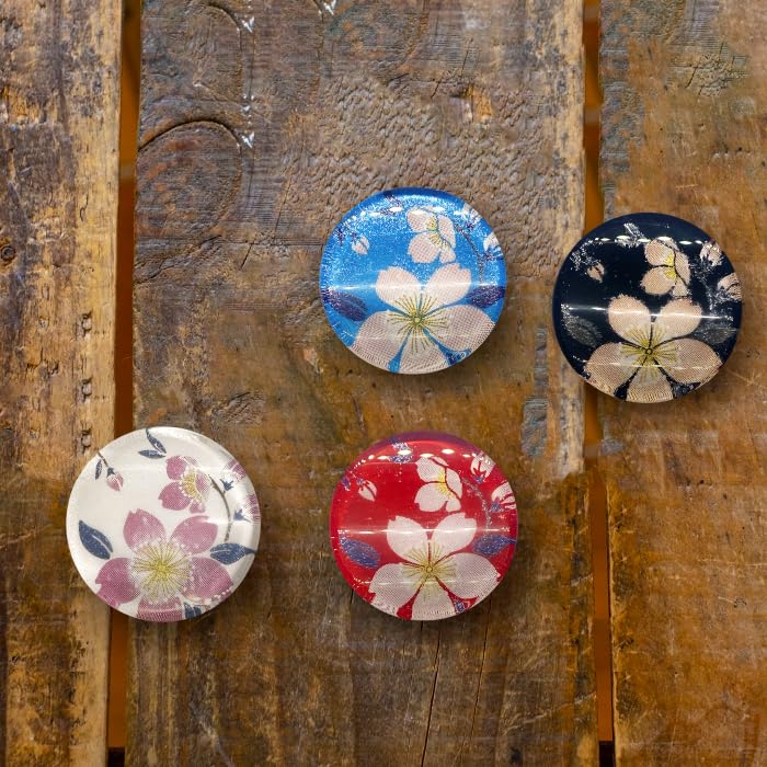 4-piece set Pontopont glass chopstick rests Ver.1 (Sakura Yume Misugusa)
