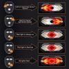 USB Rechargeable Wireless Remote Control Bicycle Tail Light Turn Signal LED Rear Light for Road Mountain Bike Riders
