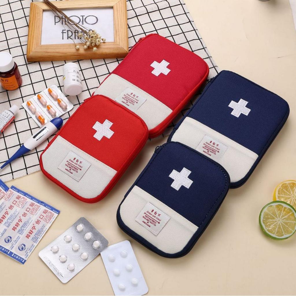 Portable Medicine Bag First Aid Kit Medical Emergency Kits Outdoor Medicine Pill Storage Bag