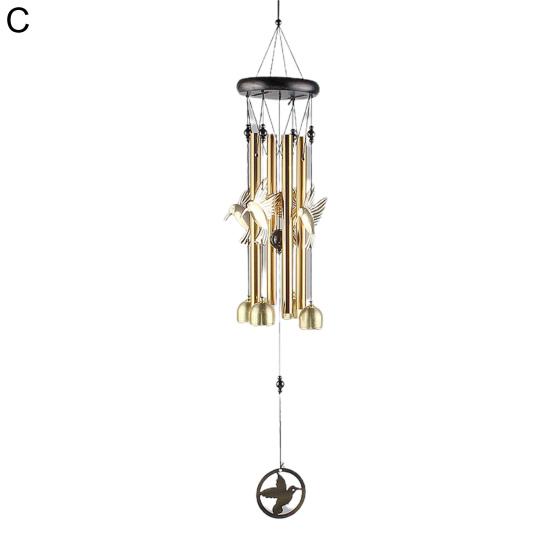 Nice-looking Wind Chime Animal Style Easy Installation Metal Exquisite Hanging Wind Chime for Home