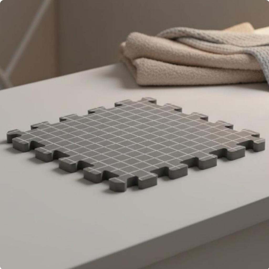 Knitting Blocking Mats Waterproof Interconnectable Foam Blocking Board Checkerboard Pattern Foam Mats Long-Lasting Lightweight