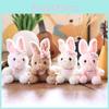 Plush Bunny Keychain With Soft Short Plush Material For Kids And Collectors