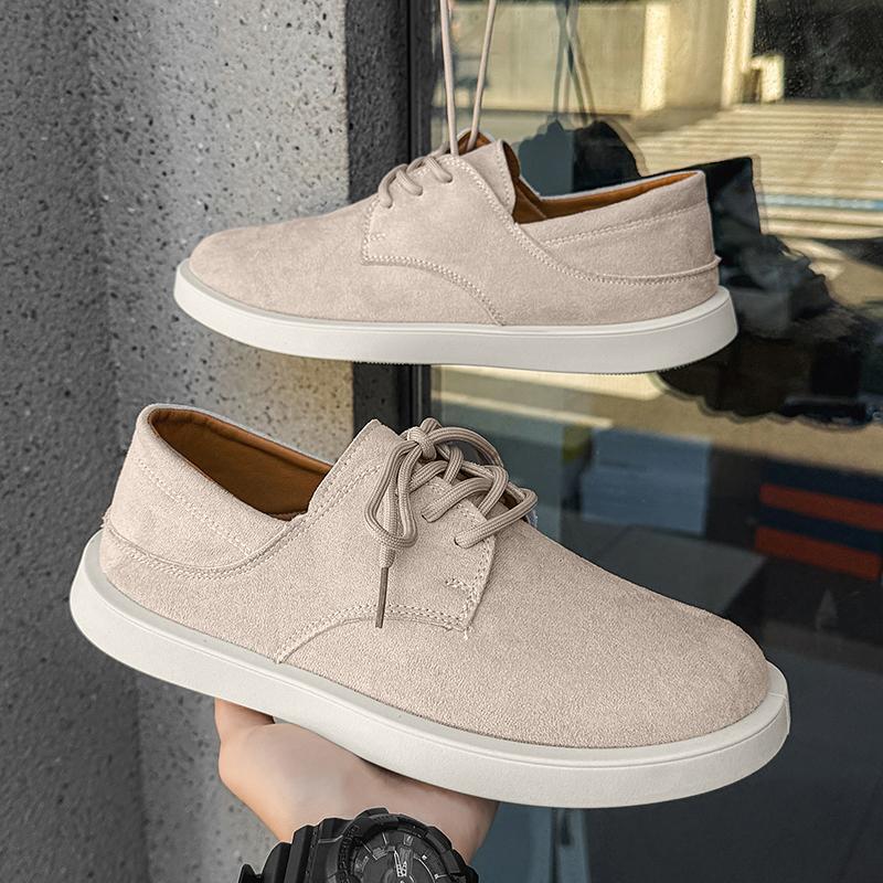 New Fashion Lace-up Oxford Shoes High Quality Soft Leather Outdoor Shoes Mens Designer Flats Trendy Casual Leather Office Shoes