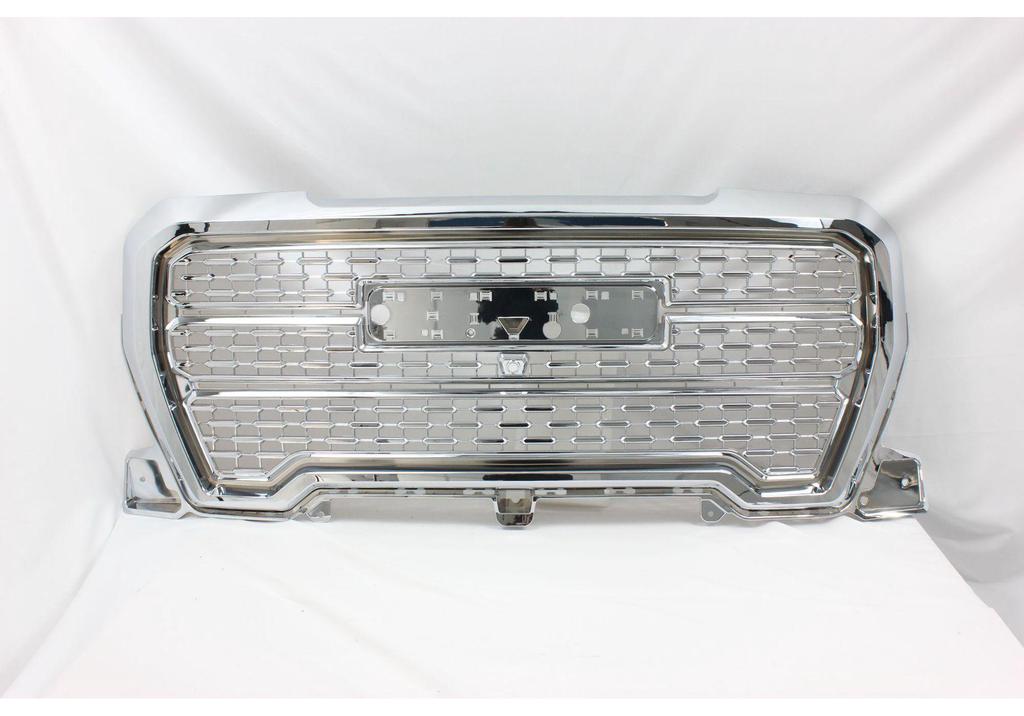 Compatible Grille for GMC Acadia Denali 2019-2021, High-End Bright Black Version