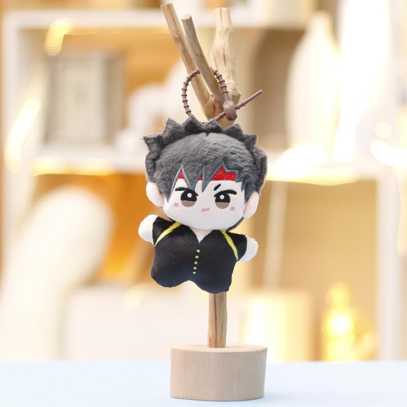 Очаровательная аниме-плюшевая кукла, персонаж Волейбольных Мальчиков, мягкая игрушка для объятий, синего цвета