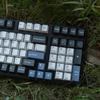 Arctic Blue White Keycaps Full Set 173 Keys Cherry Profile Doubleshot Custom Keycaps Cherry MX Gateron Kailh Box Switch Mechanical Gaming Gear