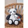 Peluche - doudou &amp; compagnie - panda &amp; bébé - blanc - 25/34 cm