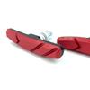 1/2Pairs Durable Bicycle Silent Brake Pads Cycling V Brake Holder Pads Shoes Blocks Rubber Pad For Long-lasting Performance Good