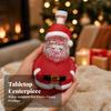 Santa-Shaped Liquor Bottle with Stopper High Clarity for Christmas Table