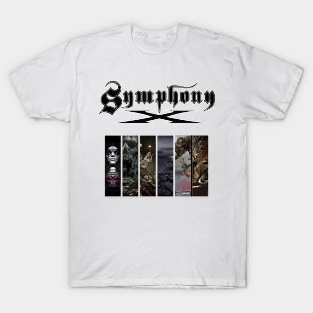 Рубашка Symphony X Band 100% Хлопок Белая Подарок для Фаната NI848