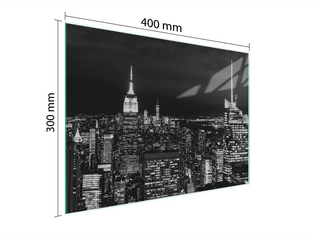 SZKLANA DESKA DO KROJENIA 40x30 MIASTO