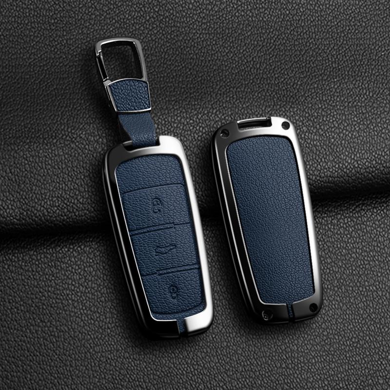 Car Key Case Cover Holder Shell for Volkswagen VW CC Passat B6 B7 Passat 3C CC Maogotan R36 B5 B7L Protect Keychain Accessories