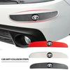 4pcs Car Door Anti-Collision Strip Rearview Mirror Protection Sticker For Prius Avensis Rav4 Auris Yaris Verso Land Cruiser