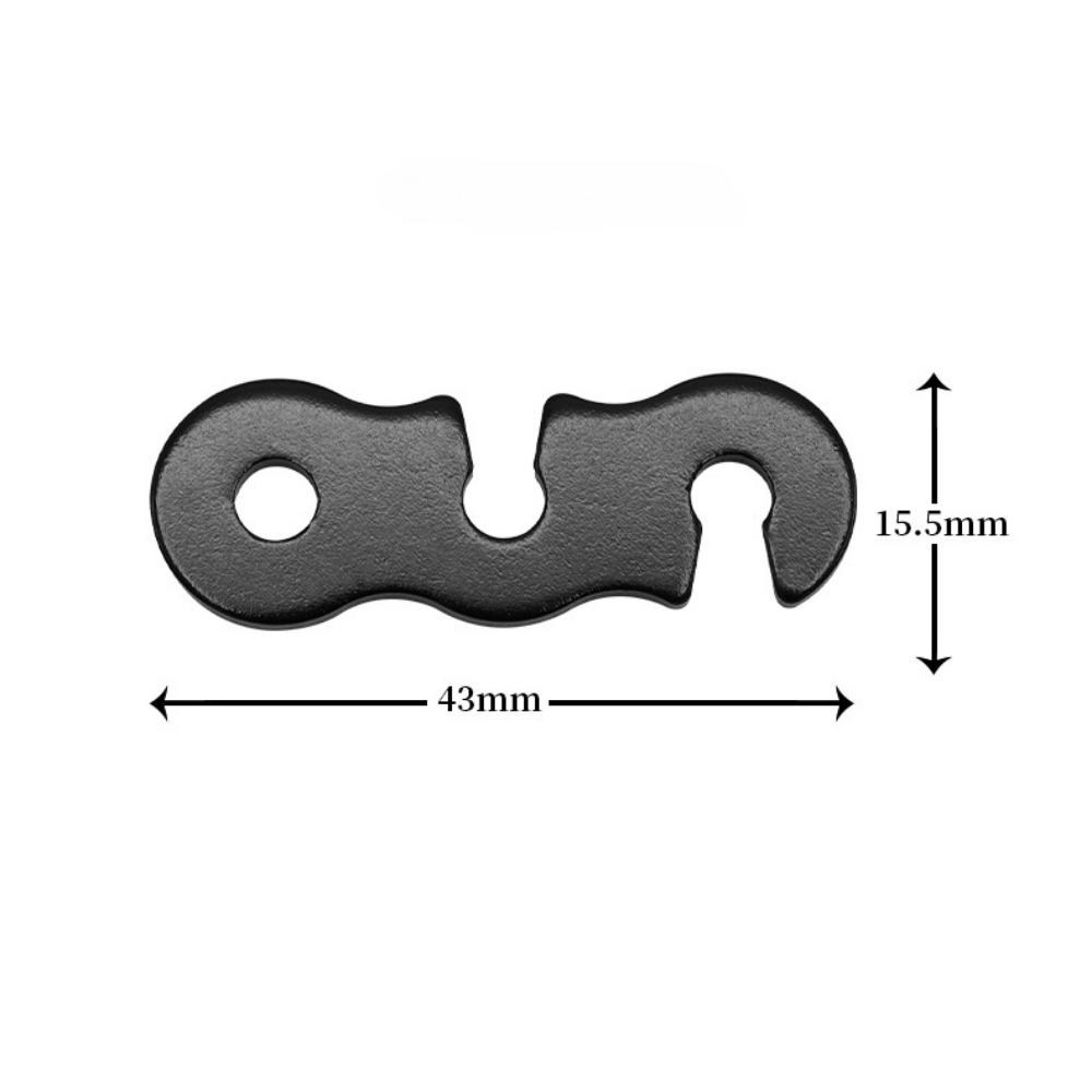10 шт. сверхлегкий алюминиевый регулятор шнура для палатки, кемпинга, пешего туризма, альпинизма, активного отдыха