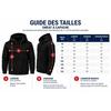 Sweat capuche Johnny hallyday homme aigle noir - Noir