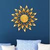 3D Mirror Sun Art Removable Wall Sticker Mural Decal Home Room Decor MIT